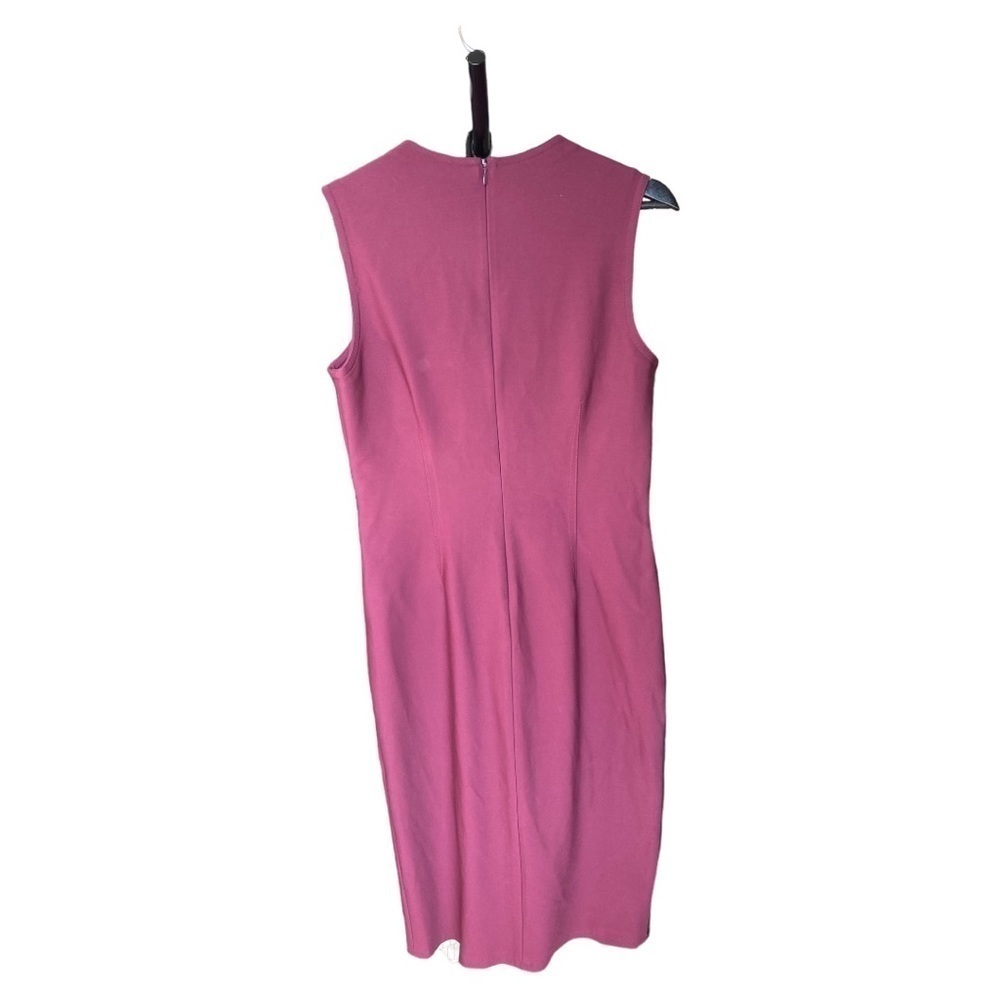 NWT Yigal Azrouël Two-Tone Mechanical Stretch Dress - Picture 2 of 7